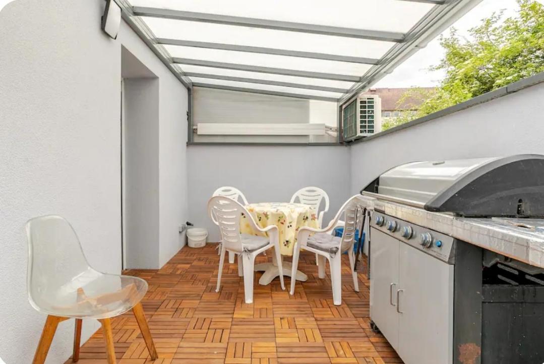 Maisonnette Avec Terrasse Strasburg Zewnętrze zdjęcie
